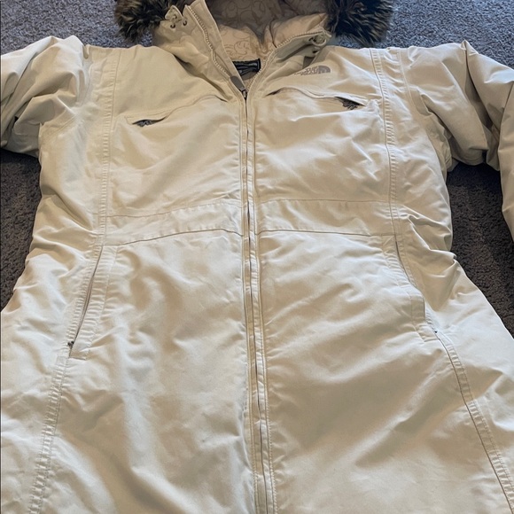 The North Face Women's Cream Hyvent Arctic Parka Down Waterproof Jacket - Picture 6 of 15